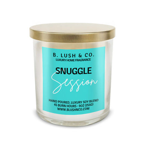 “Snuggle Session“ 9 oz Double Wick Soy Candle