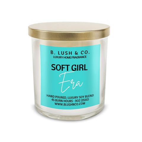 “Soft Girl Era“ 9 oz Double Wick Soy Candle