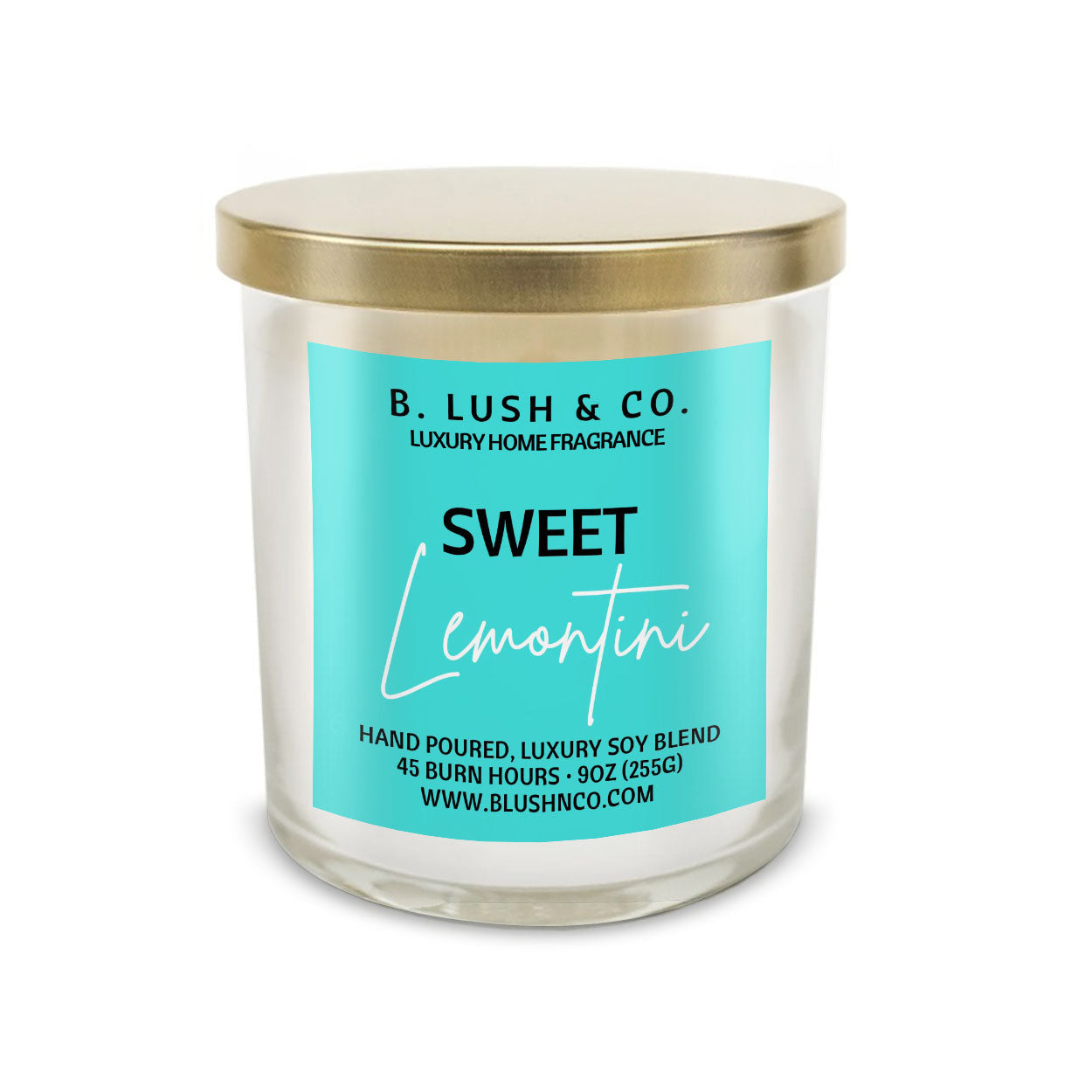 “Sweet Lemontini“ 9 oz Double Wick Soy Candle